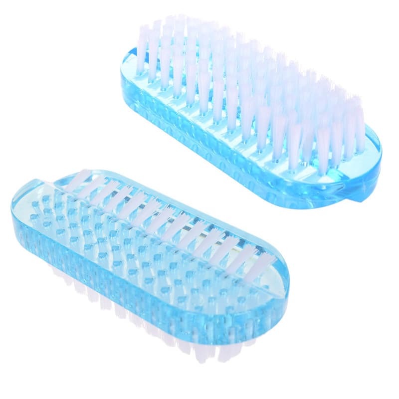 Wholesale Nail Art Tools Plastic Nail Brush Double-Sided Manicure Supplies Nail Surface Factory Cleaning Brush Set