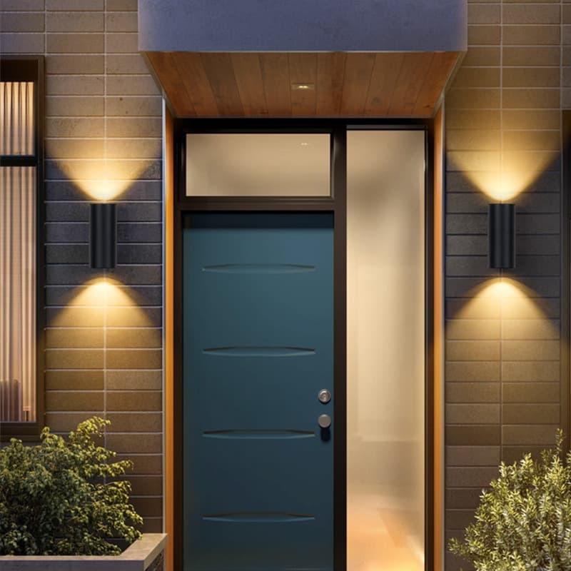 LED Outdoor Waterproof Wall Light Front Door Wall Washer Spotlight Outdoor Courtyard Stairway Corridor Wall Lamp Bedroom Door Head Light