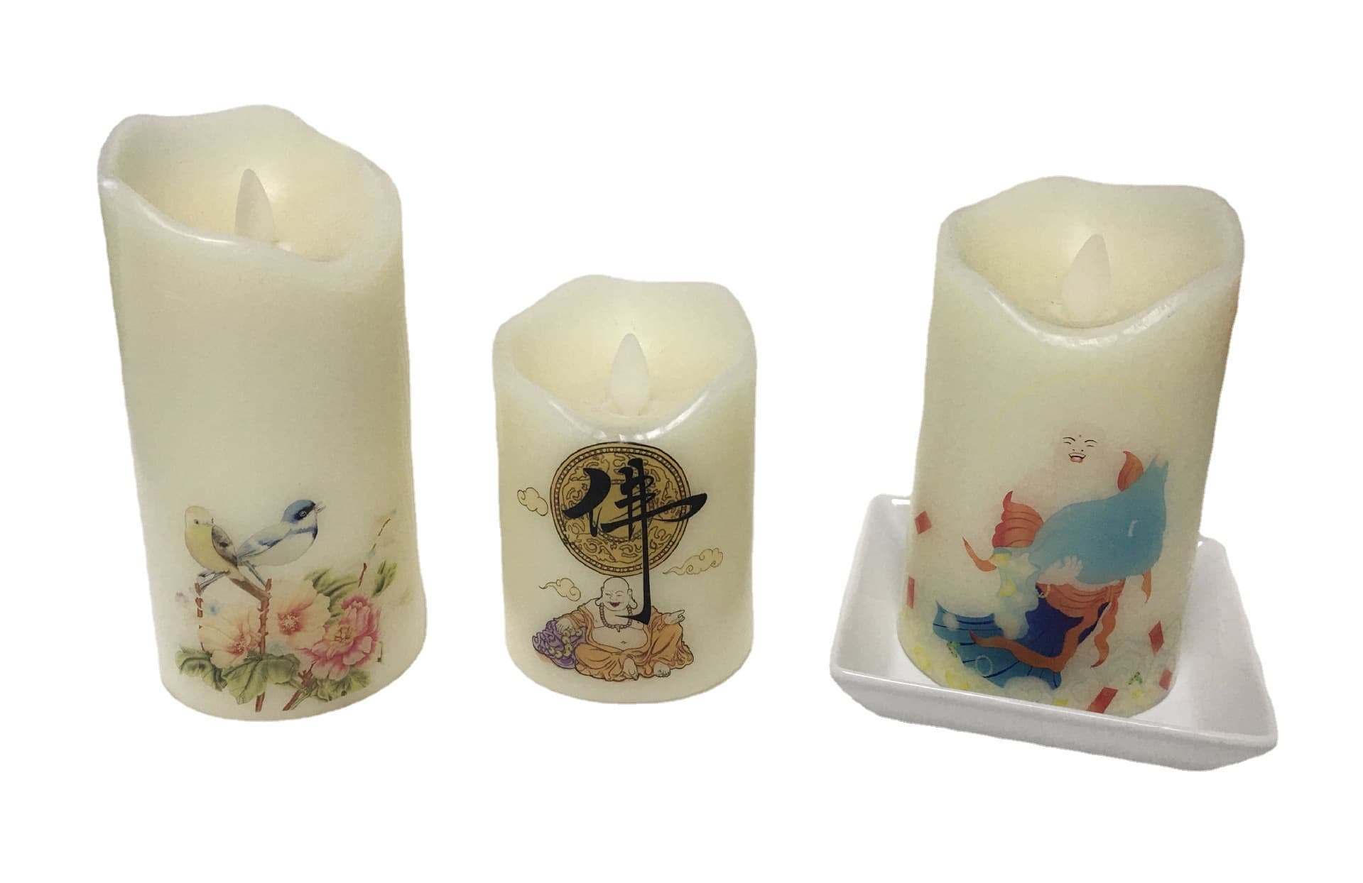 UV Printing for 3D Relief Patterns, LED Candle Tube Columns, Full-Page Digital Logo Printing and Spray Painting Processing