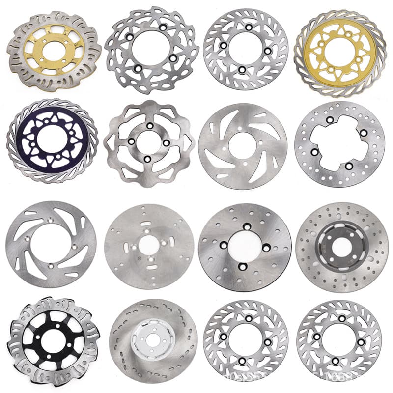 Brake Disc for Off-Road Motorcycle, Beach Kart, Harley, Bull, Electric Scooter Front and Rear Wheel Disc Brake Pads