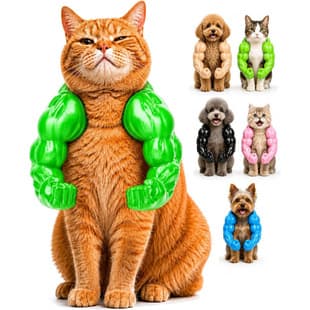 Cat Muscle Arm Halloween Pet Costume 3D Printed Pet Muscle Arm Costume Pet Halloween Birthday