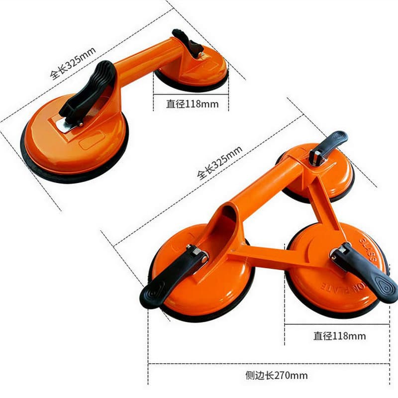 Aluminum Alloy Glass Suction Cup Large Tile Fixer Factory Wholesale Vacuum Single-Claw Two-Claw Three-Claw Glass Suction Cup