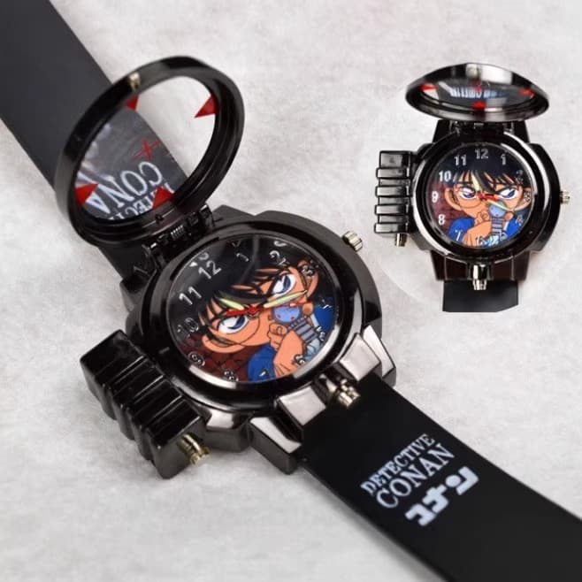 Conan Cosplay Accessories Kaito Kid Cosplay Adult Children Watch Voice Changer Glasses Frame Magnifying Glass Hat