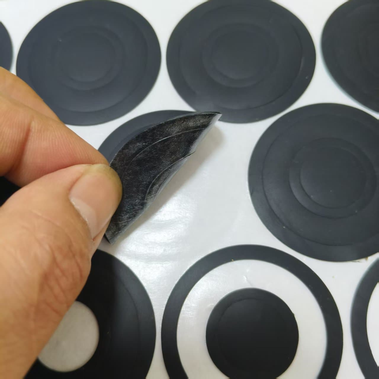 Frosted Silicone Pad Laptop Bottom Single-Side Strip Silicone Anti-Slip Tape Self-Adhesive 3M Backing Silicone Pad