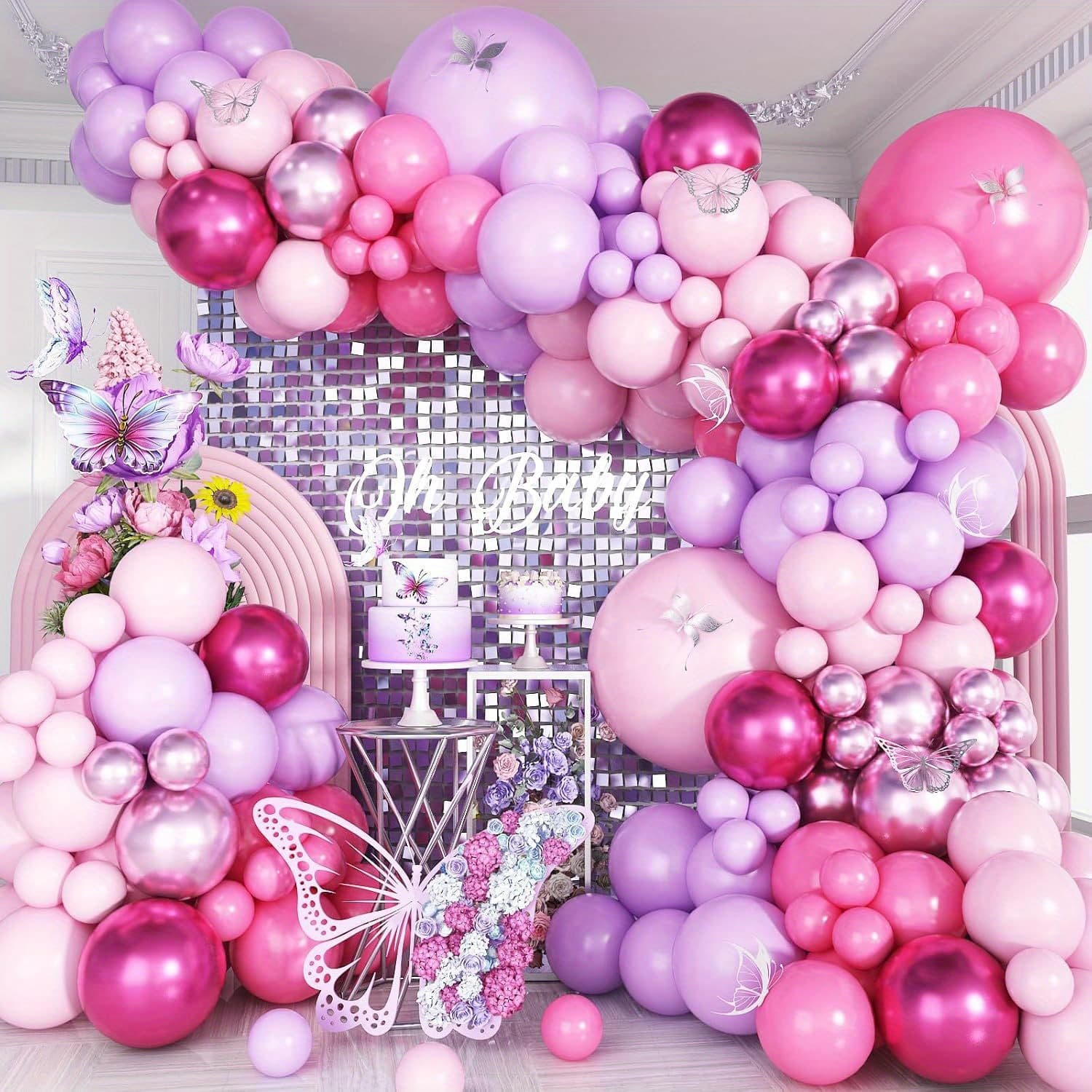 Cross-border Macaron Balloon Chain Birthday Party Wedding Atmosphere Decoration Supplies Candy Color Balloon Background Wall