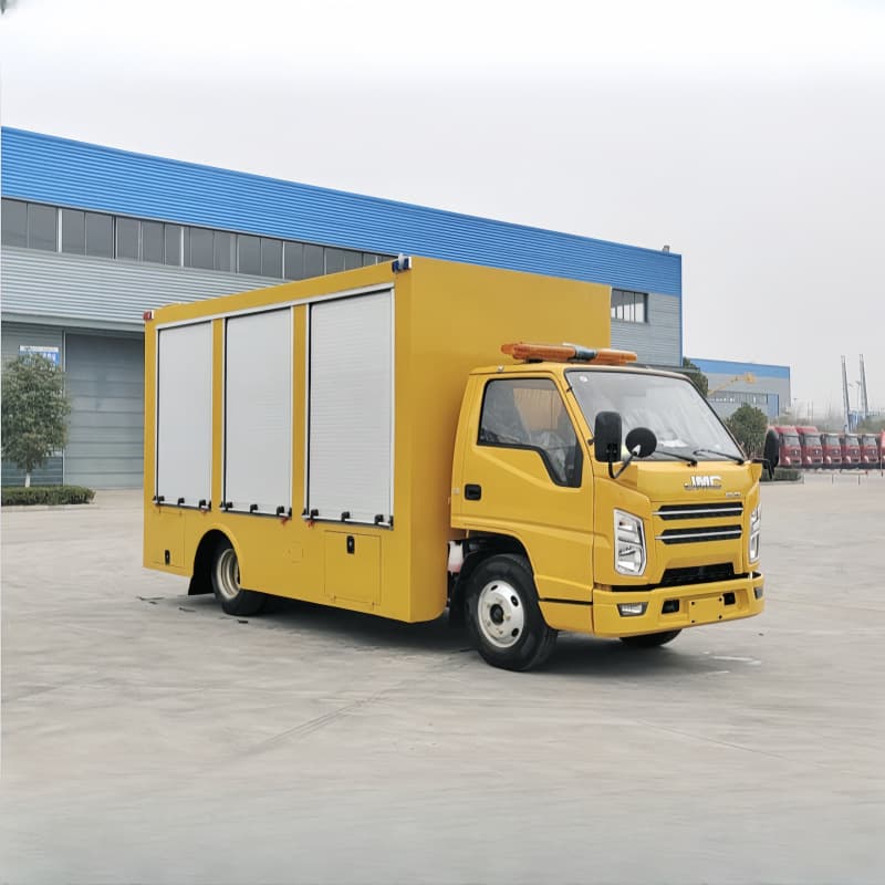 JMC Shenda mobile rescue vehicle for drought relief and drainage, emergency lighting, gas repair, urban emergency rescue vehicle.