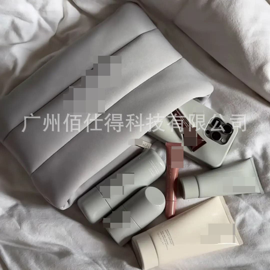 Cross-border Hailey-style New Rhode Bag Cosmetic Bag Hailey Skin Makeup Large Capacity Storage Bag