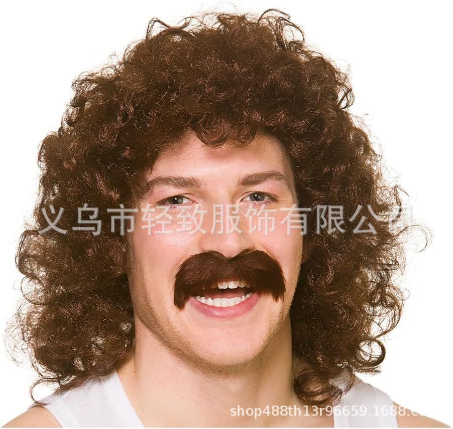Halloween Punk Wig COS Wig Heavy Metal Disco Hip Hop Men's Rock Wig
