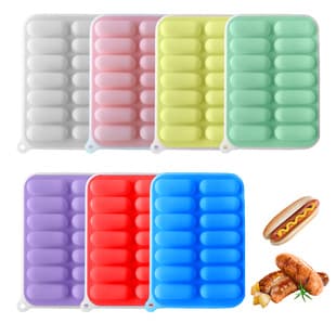 Sausage Mold Homemade Meat Sausage Ham Tool Food Grade Silicone Mold Creative Baby Food High Temperature Steamable