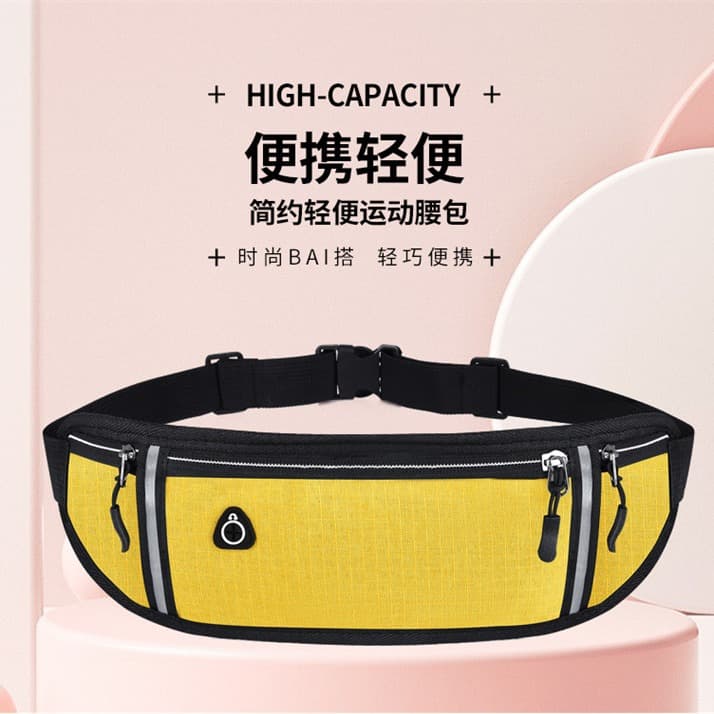 Fitness Outdoor Sports Unisex Waist Bag Running Phone Pack Outdoor Cycling Stealth Water-Resistant Mini Chest Bag Wholesale