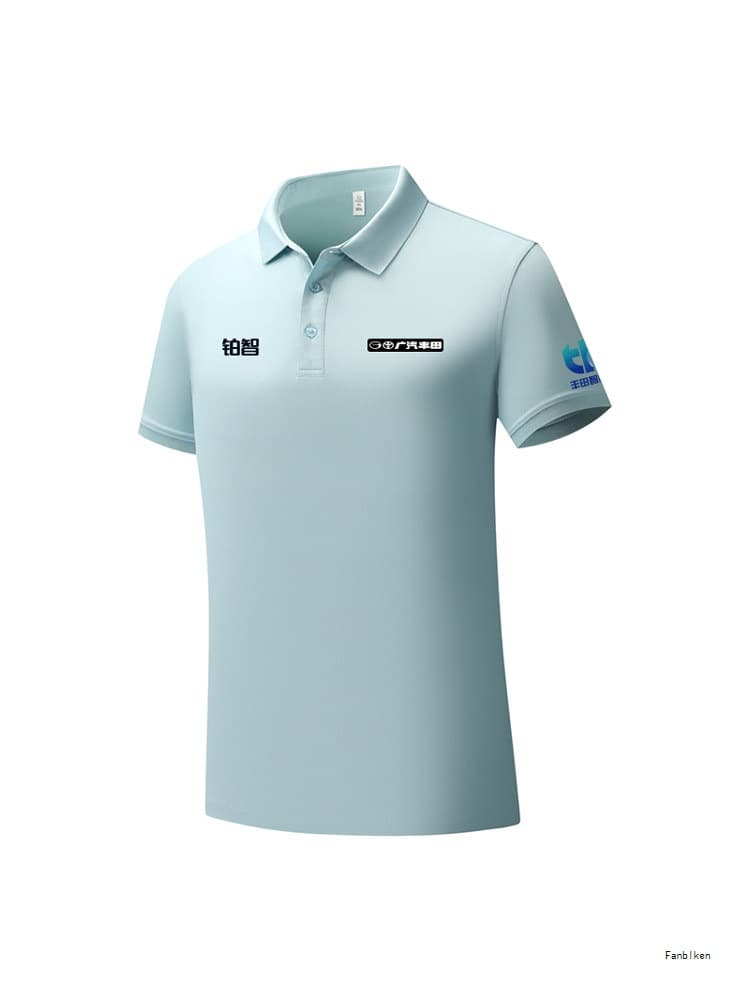 Bozhi Custom Polo Shirt Work Uniform with Logo Embroidery Short Sleeve Summer Clothing for Corporate Team T-Shirt