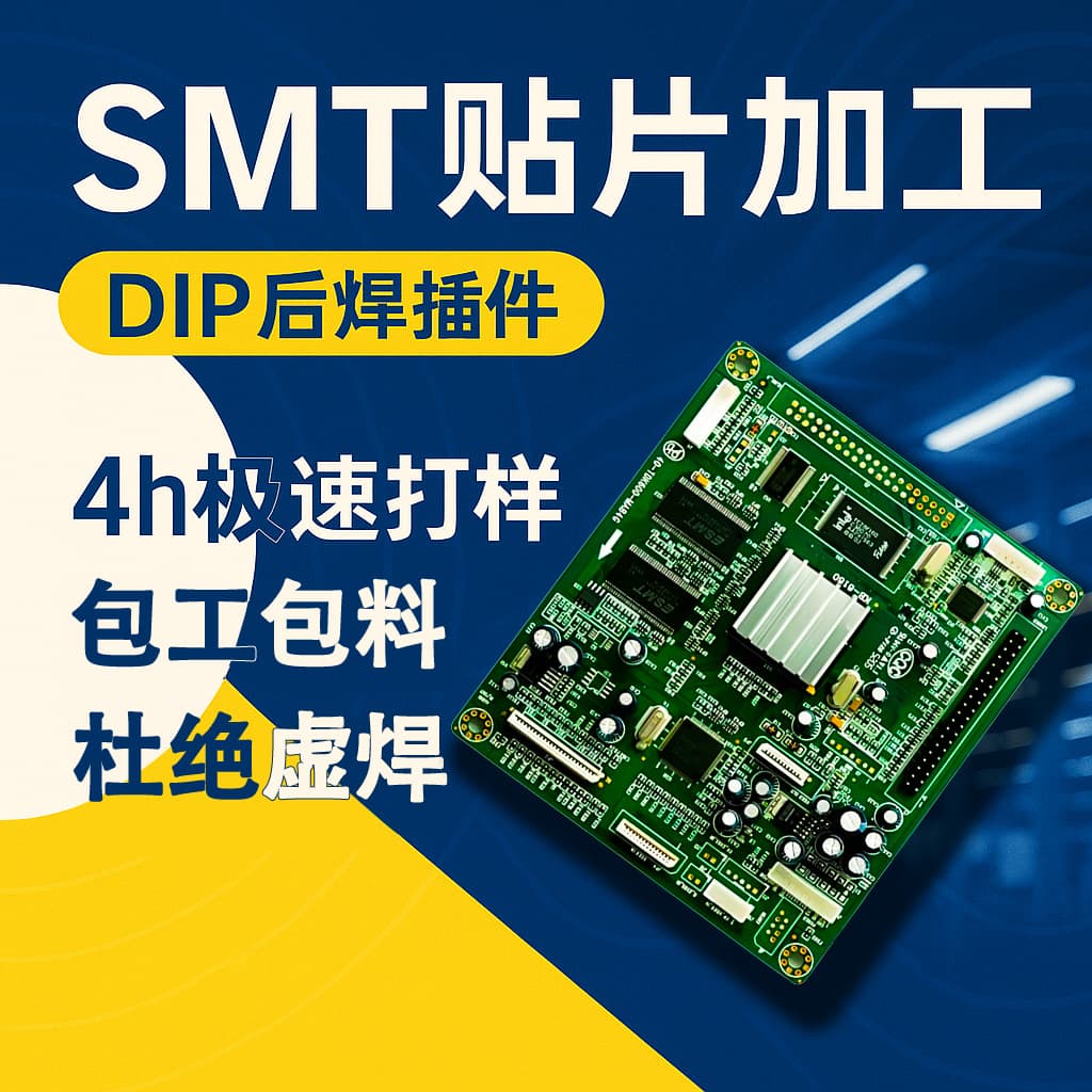 SMT assembly for PCB component prototyping and mass production with one-stop PCBA full-service.