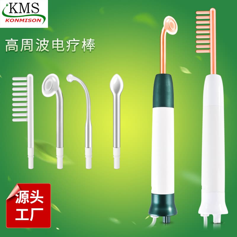 New High-Frequency Electrotherapy Device, Cross-Border Home Use Electrotherapy Stick, Salon Beauty Instrument for Scalp Care