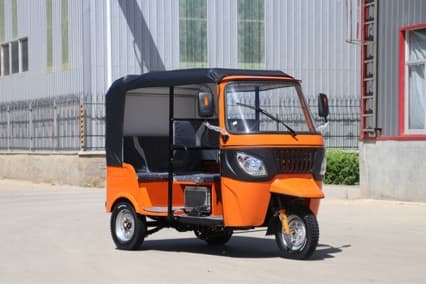 Fuel Tuktuk Zongshen Engine Tricycle Motorcycle Passenger Bajaj Style TUKTUK Cross-Border Overseas Double Row