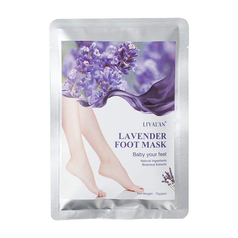 Cross-Border Lavender & Fruit Acid Foot Mask/Patches for Softening Dead Skin, Calluses, and Export with Glycerin Hydration