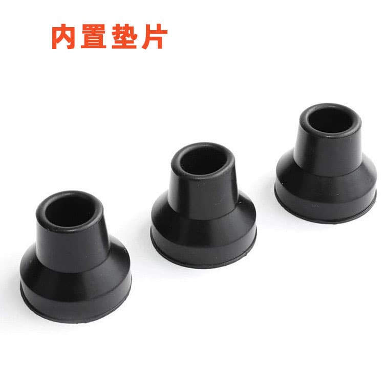 16mm Rubber Cane Tip Pad, Thickened Corner Cane Tip, Walking Stick Foot Pad, Wear-Resistant Thickened Pad for Elderly