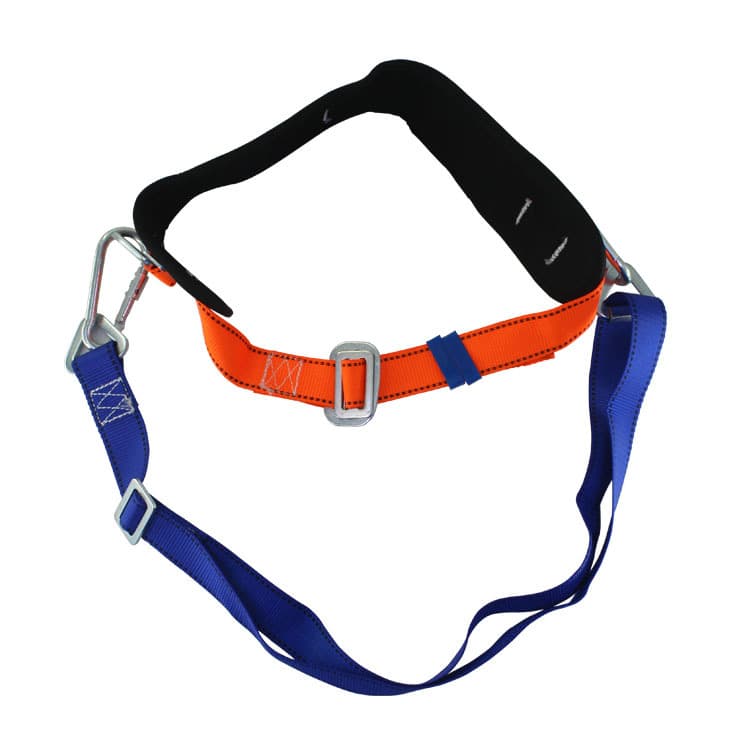 Red Electrician Full Body Harness, Electrician Single Insurance (Pole) Safety Belt, Electrician Single Control Safety Belt