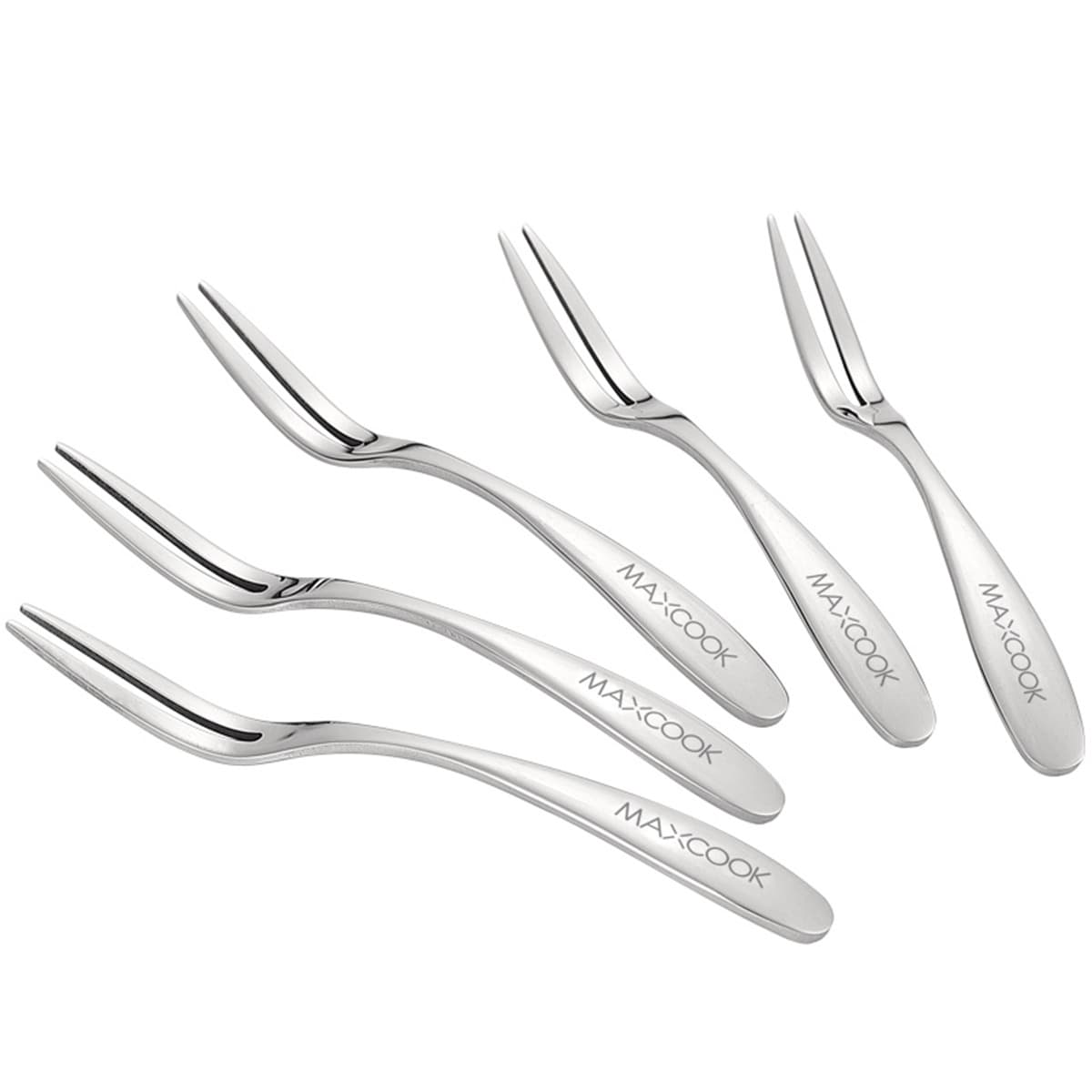 Meichu 304 Stainless Steel Fruit Fork 5-Piece Set MCGC795