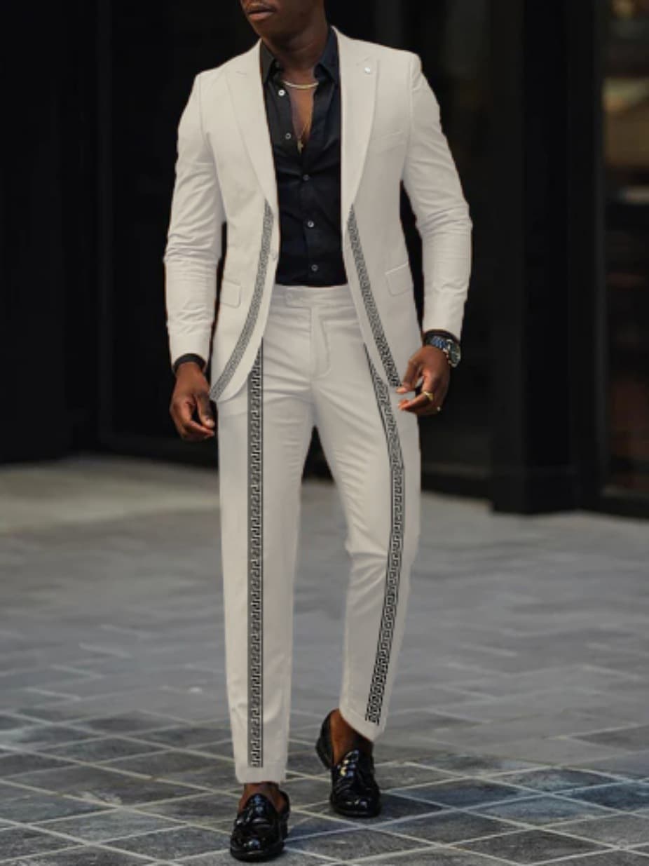 2026 Men's Suit Business Casual Two-Piece Set Groom Best Man Suit for Wedding Banquet