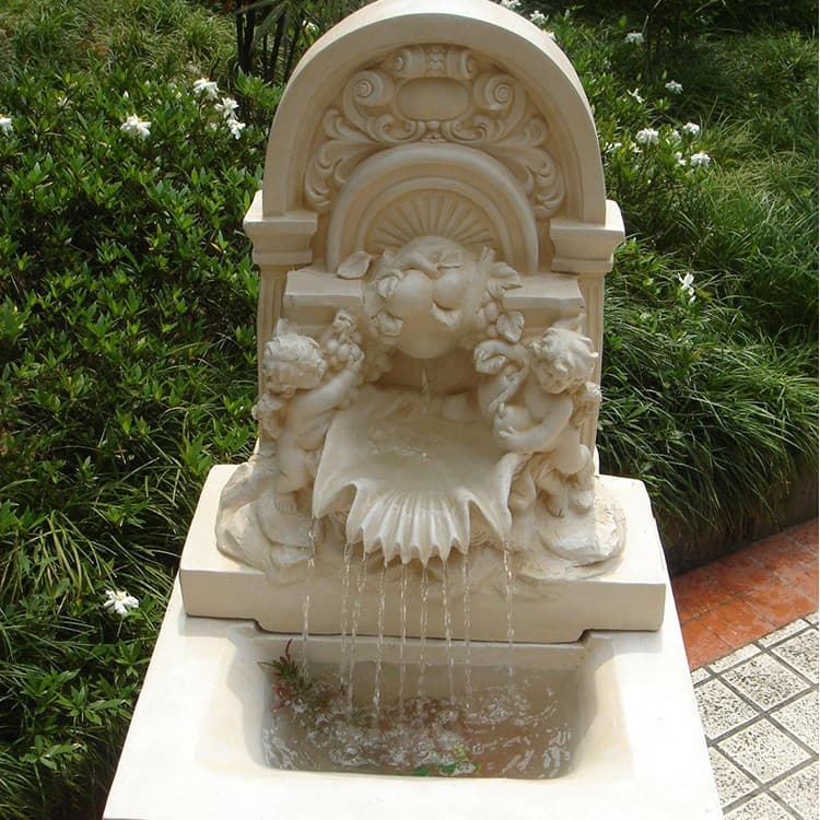 European Home Decorative Angel Fountain for Courtyard Garden Hallway Balcony Water Fountain Feng Shui Ornament