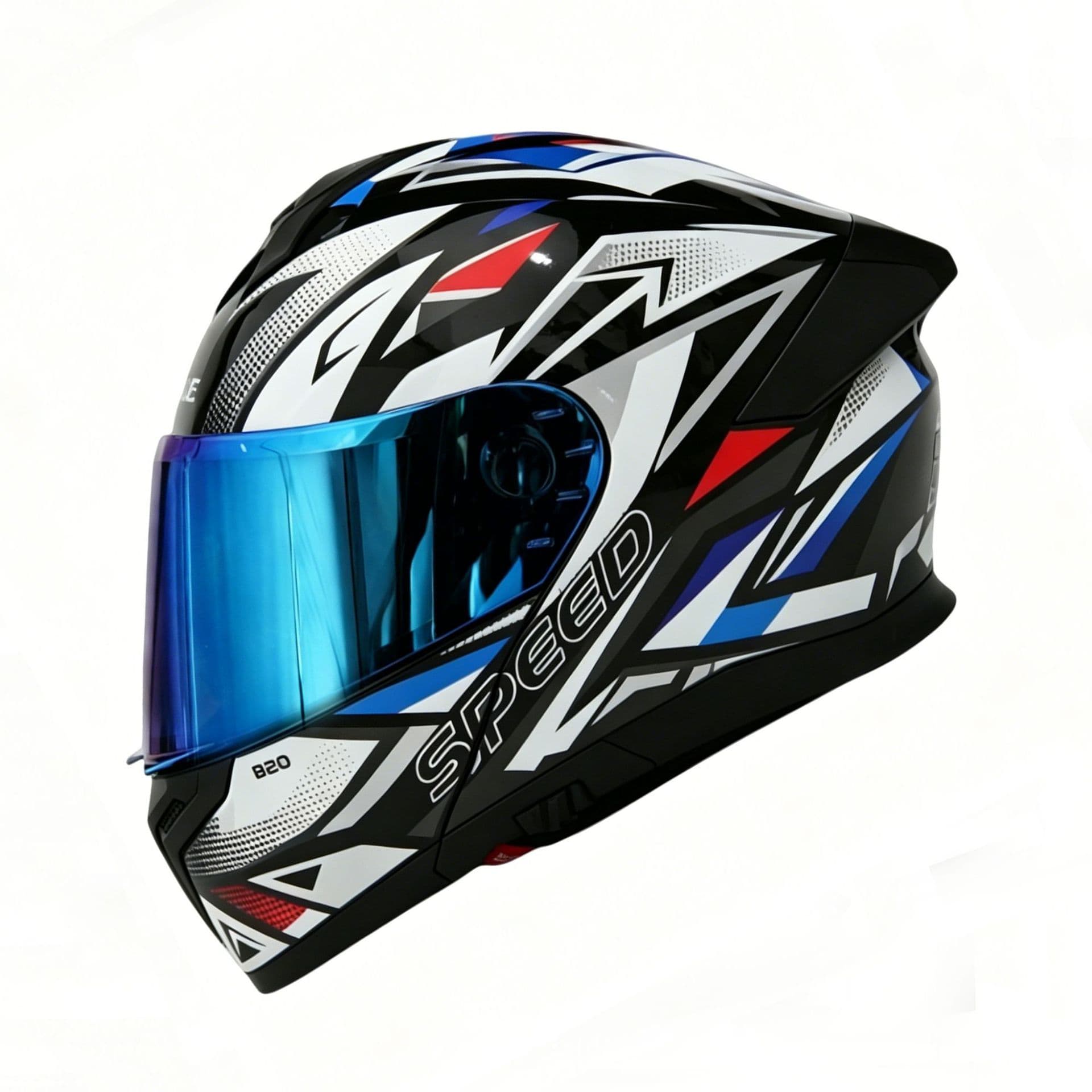 Motorcycle Helmet Dual Lens Design Flip-Up Helmet Personalized Print Safe Comfortable Full Face Helmet Adult Safety Helmet
