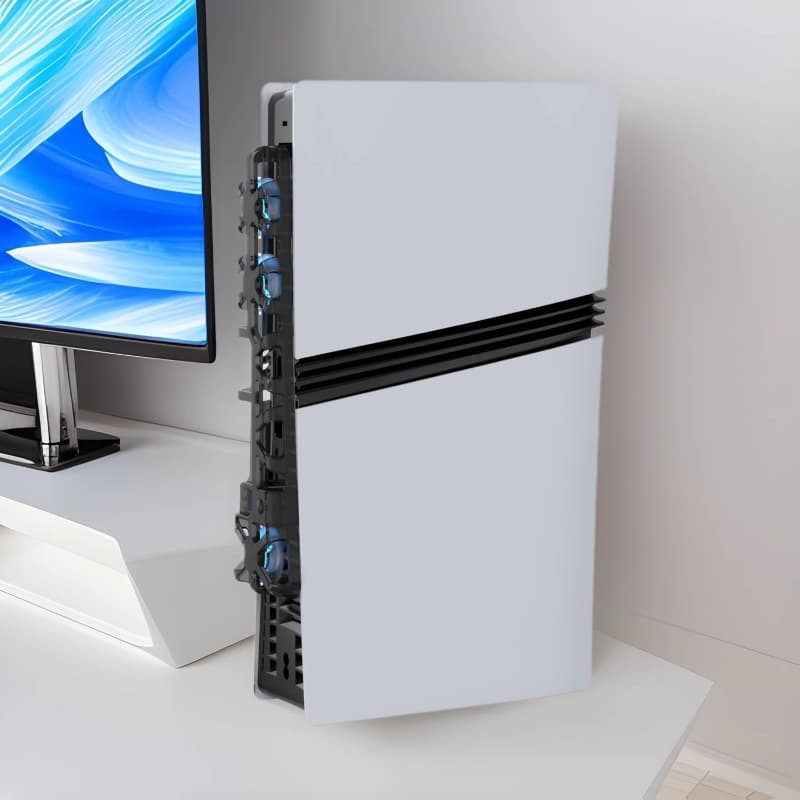 PS5 Pro Console Rear Blue Light Fan PS5 Pro Gaming Console Cooling Simple Fan TP5-35153