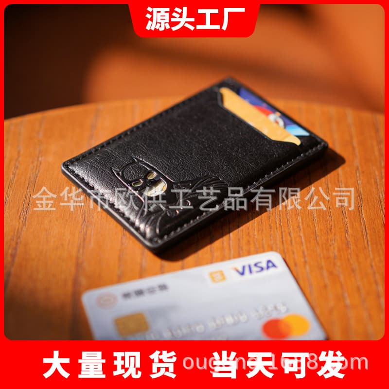 [Large Stock] Batman Men's Wallet Business Classic Short Multi-Card Holder Bifold Hot-Selling Export Wallet