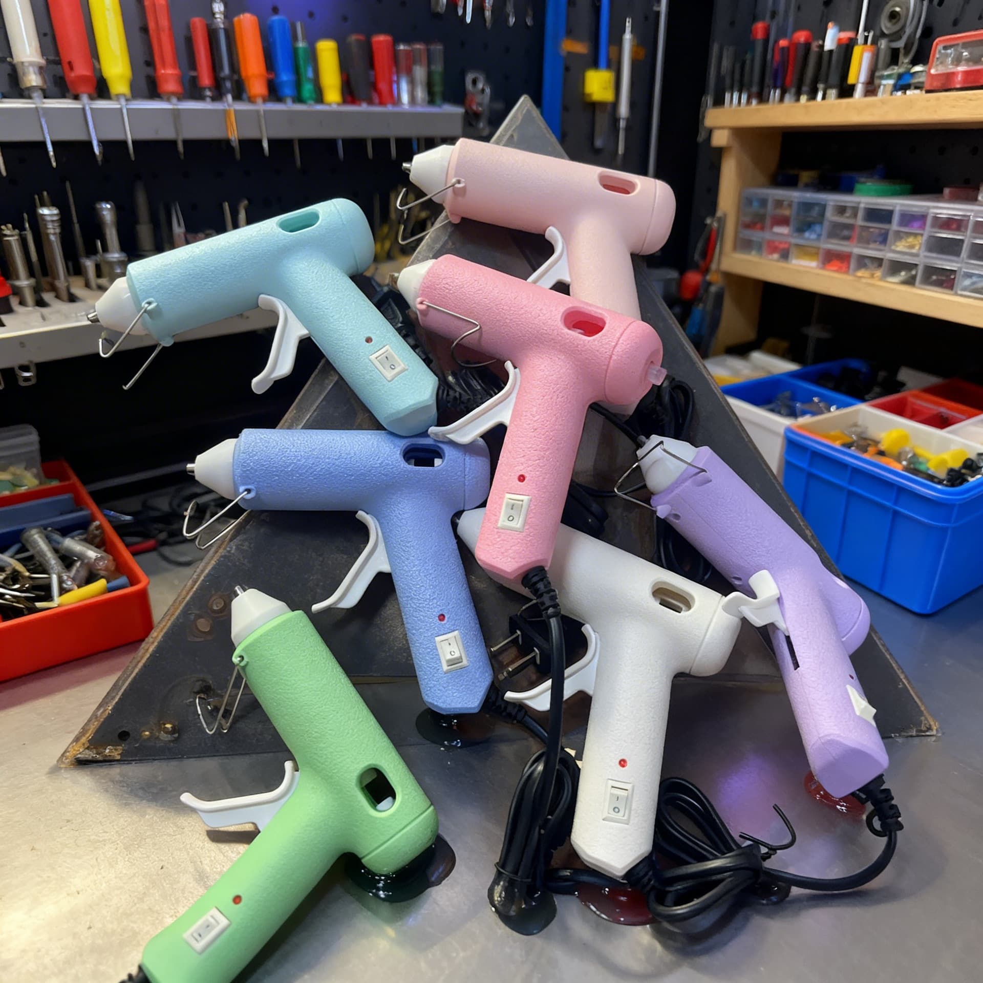 Hot Glue Gun DIY Hot Melt Glue Gun 7mm Glue Sticks Wholesale Handmade Hot Glue Gun for Cross-Border E-commerce