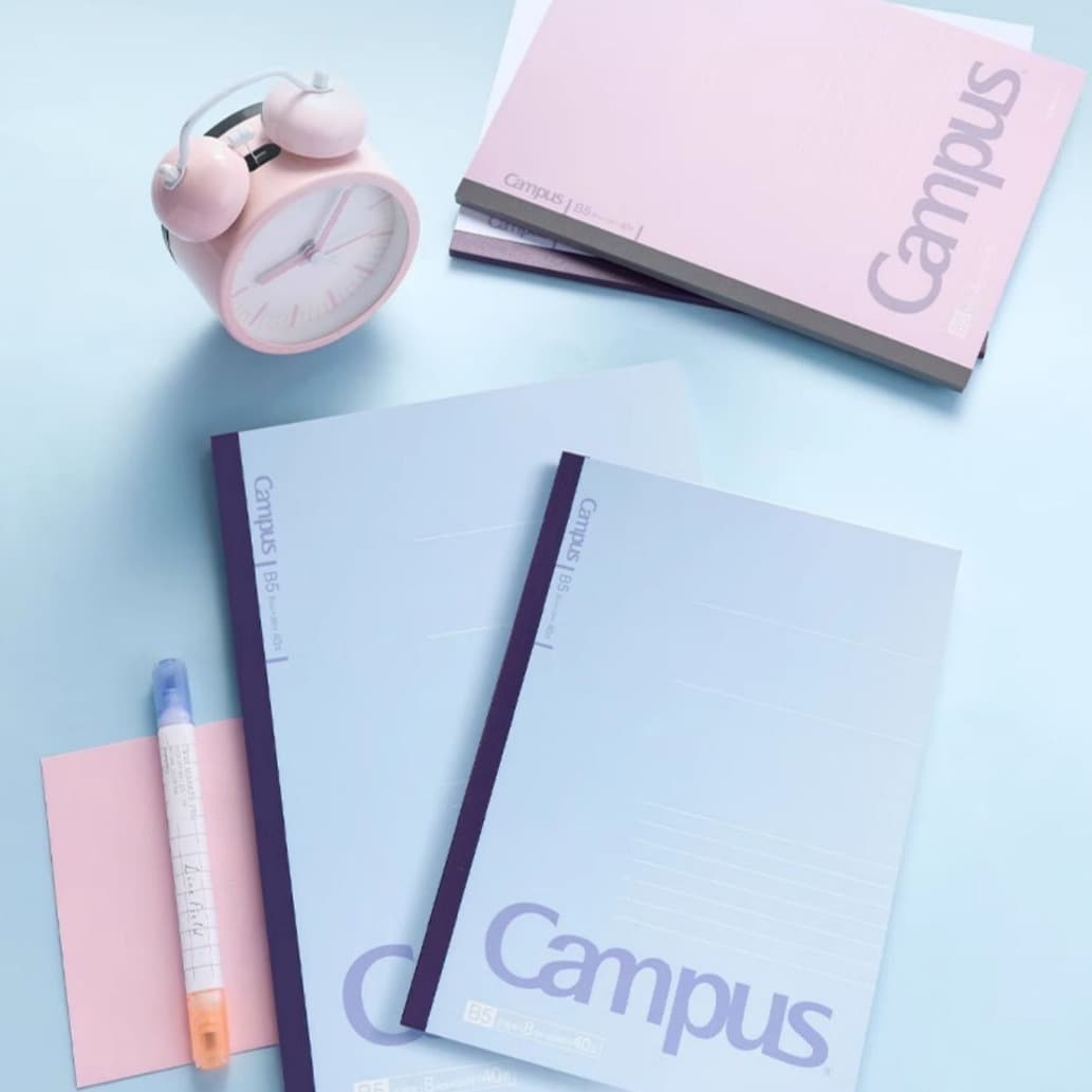 Japan Kokuyo Campus A5 B5 Softcover Wireless Bound Coil Dot Grid Notepad Study Notebook