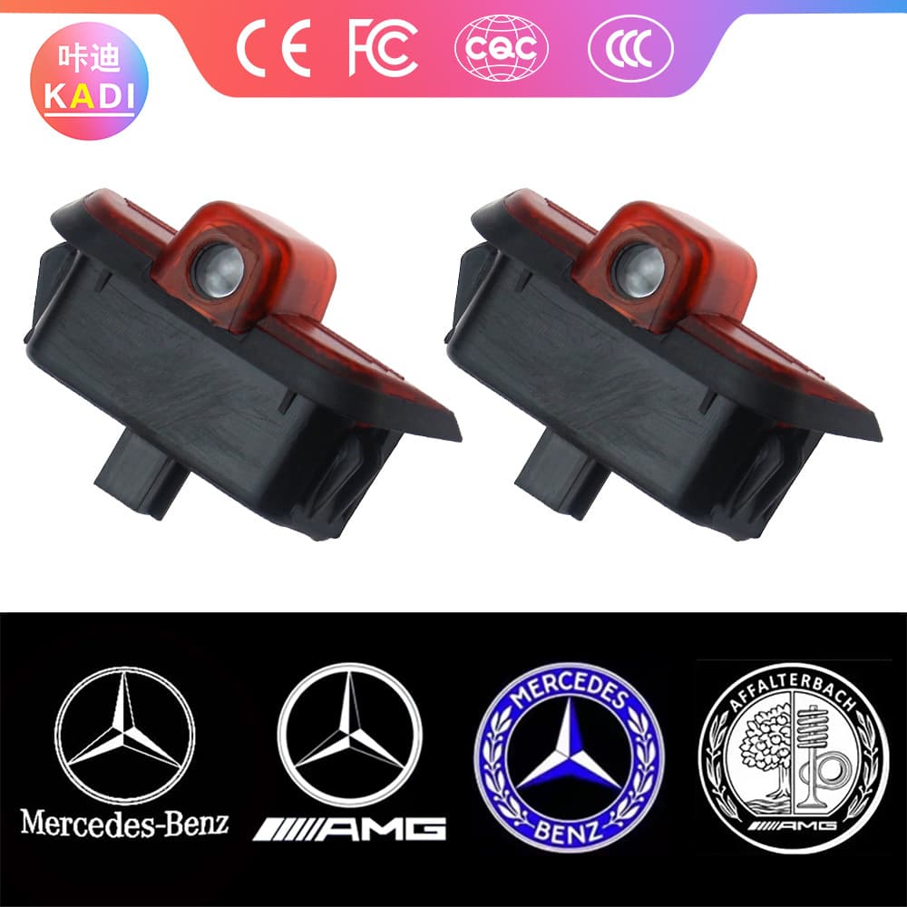 Mercedes-Benz C-Class Door Welcome Light W204 C180 C200 C260 C300 Projection Lamp Special Vehicle Equipment Accessories 12V