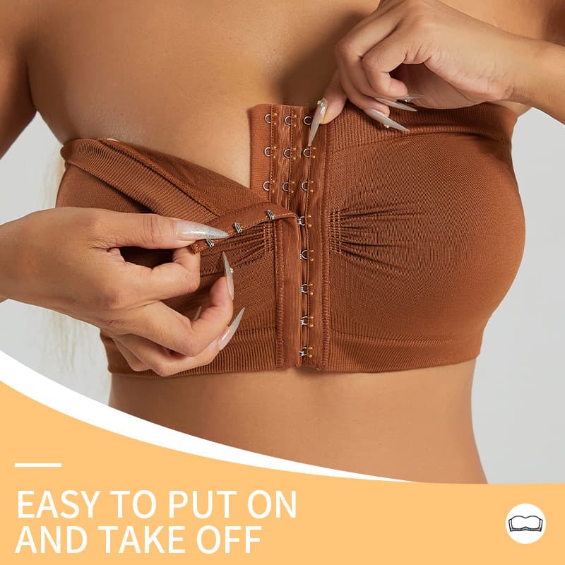 Cross-border Europe and America One-line Wrap Bust Support Chest Row Button Back Pull Bust Wrap Bust Thin Breathable Bust Wrap