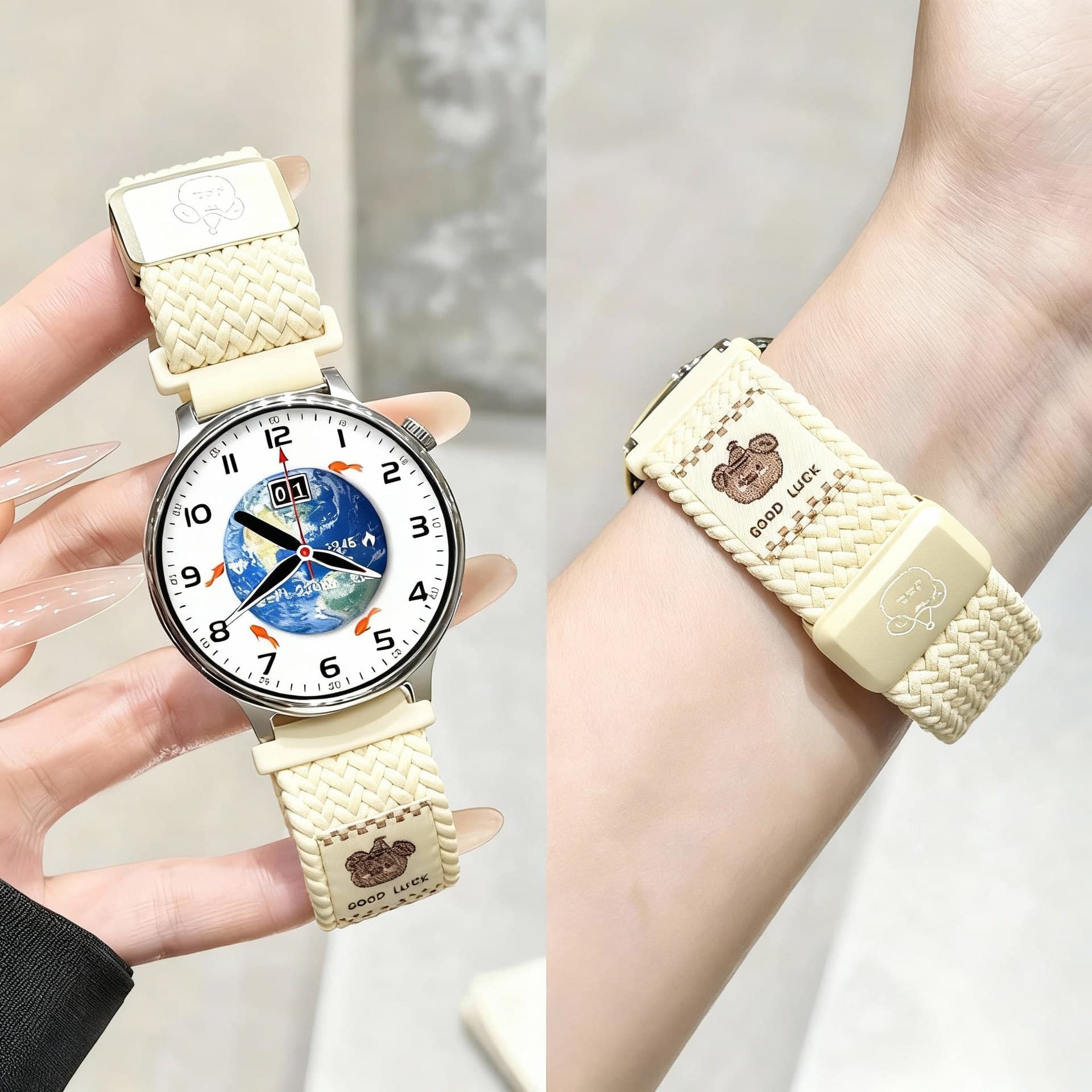 New Round Screen Smart Bracelet for Women, Multi-Function Multi-Dial, Alarm Clock Reminder, Time Viewing, Health & Sports Watch