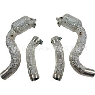 For Mercedes W205 C63 Front Pipe S63S/C63 Coupe Modified Downpipe