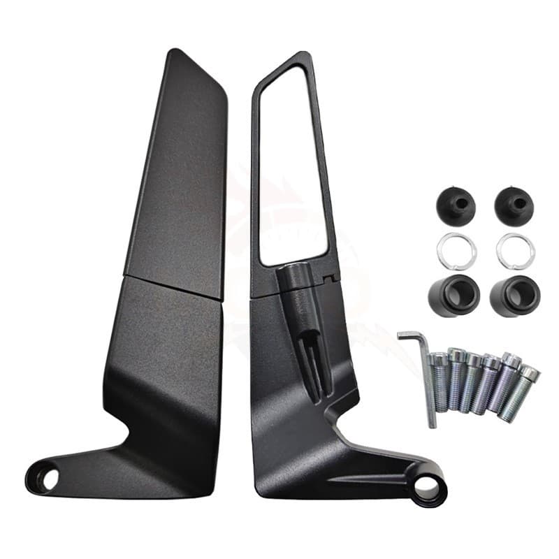 Suitable for Kawasaki Z900 Z650 2021-2023 Motorcycle Rearview Mirror Invisible Wing Mirror Adjustable Rearview Mirror