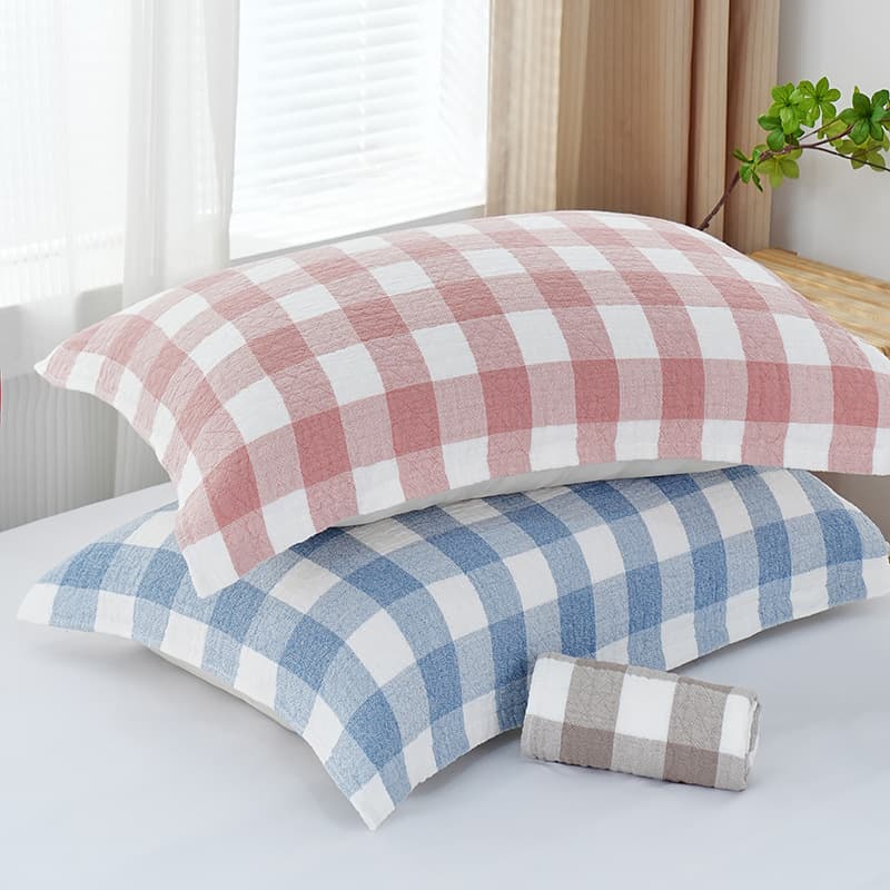 100% Cotton Gauze Pillow Cover Xinjiang Cotton A-Grade Pure Cotton Pillow Towel for Home Use Factory Wholesale