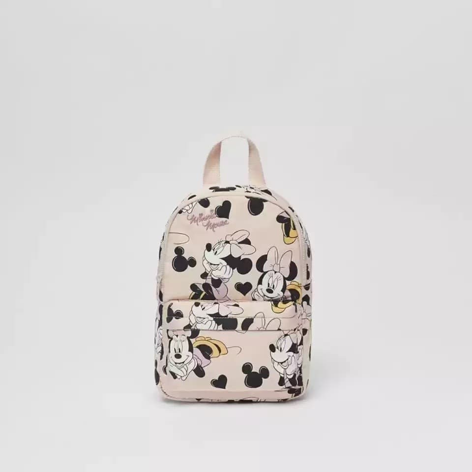 New cross-border style children's bag, Minnie Mouse print pink backpack for toddlers, 11502730050