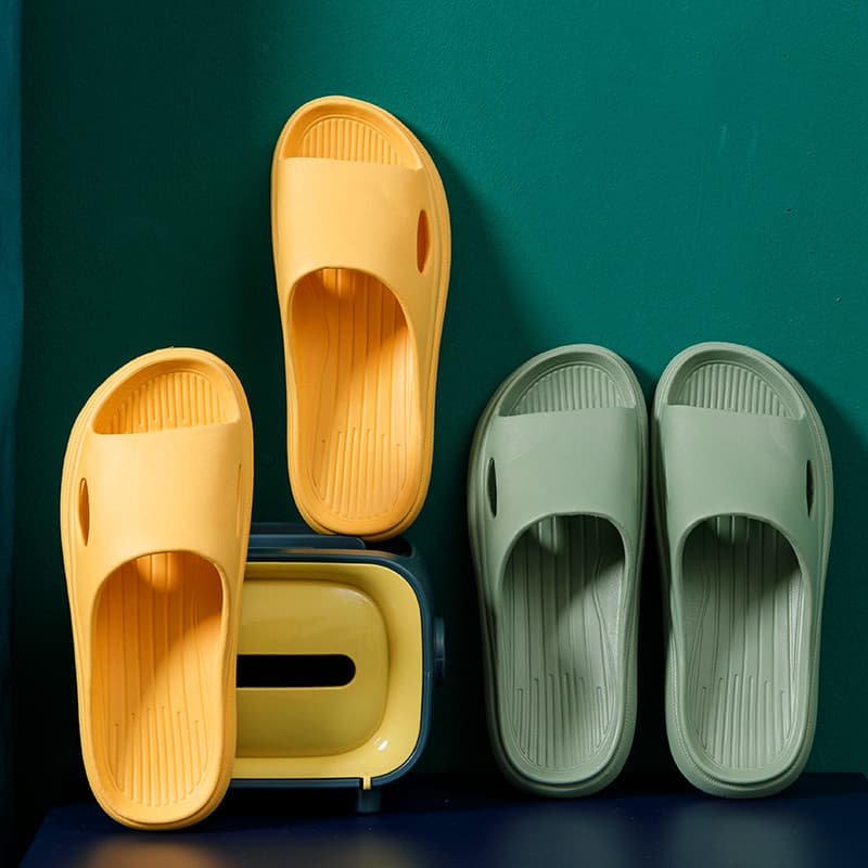 Slippers Summer Women Soft Thick Sole Men Home Anti-Slip Bathroom Shower EVA Household Cloud-Like Sandals Couples