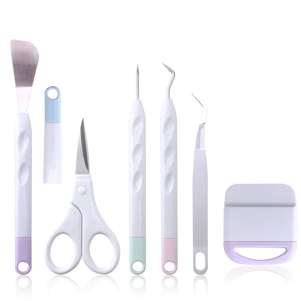 Acrylic Weed Removal Tool Set DIY Shadow Engraving 6-Piece Set Office Cultural Paper Crafts Tools