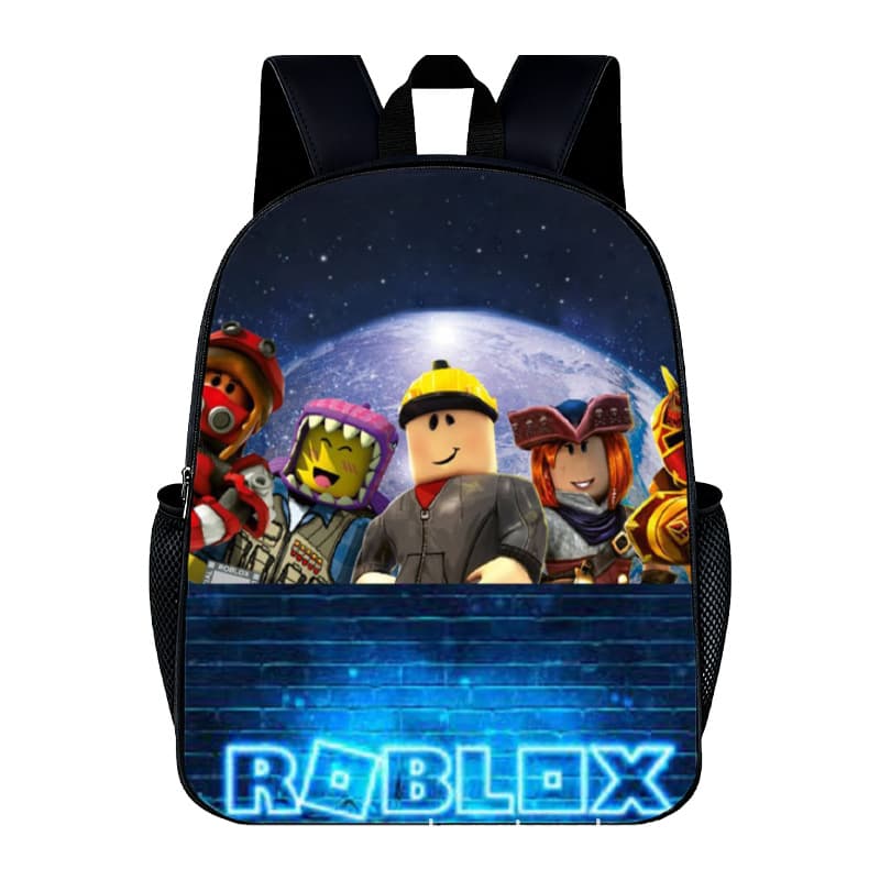 Cross-border New Roblox Backpack Large Capacity School Bag Wholesale 16-inch Single-layer Printed Backpack
