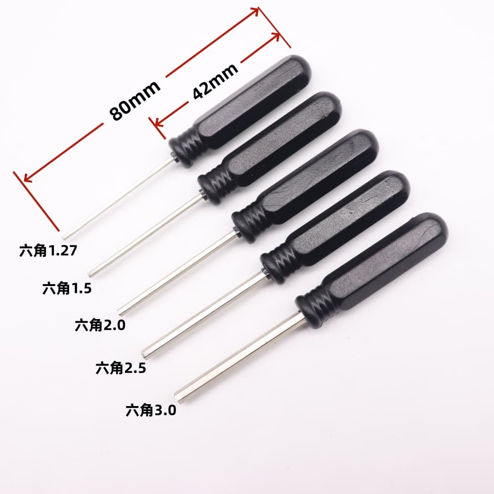 Hex Key Set 1.27mm 1.5mm 2mm 2.5mm 3mm Hex Wrench RoHS