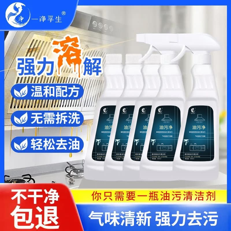 Yijing Fusheng Oil Stain Cleaner Foam Type Kitchen Range Hood Heavy Duty Degreaser Powerful Cleaning Agent