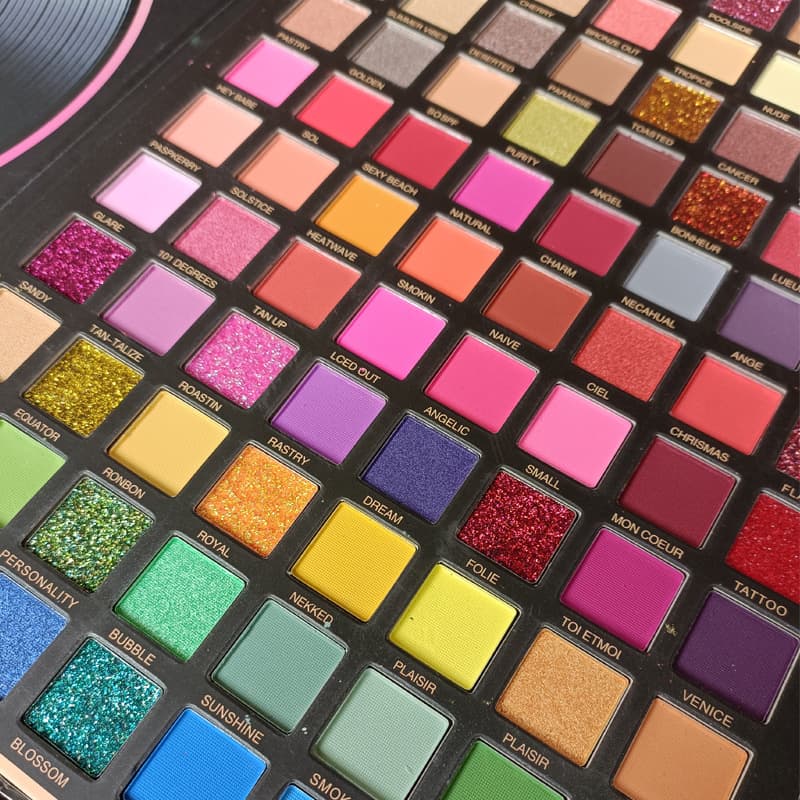 88-Color Eyeshadow Palette 2023 New Hot on Ins Stage Makeup Affordable Student Shimmer Matte Ins Style Multi-Color