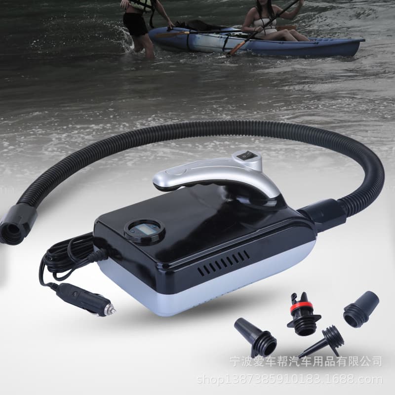 Assault Boat Rubber Boat Portable Sup Electric Air Pump 12V Kayak Inflatable Boat Rechargeable Air Pump Manufacturer