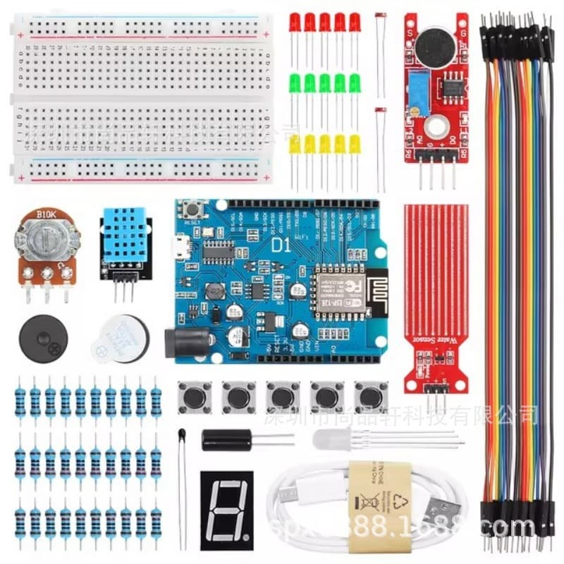 D1 WIFI Development Board UNO R3 Development Kit ESP8266 ESP-12F Module Compatible with Arduino