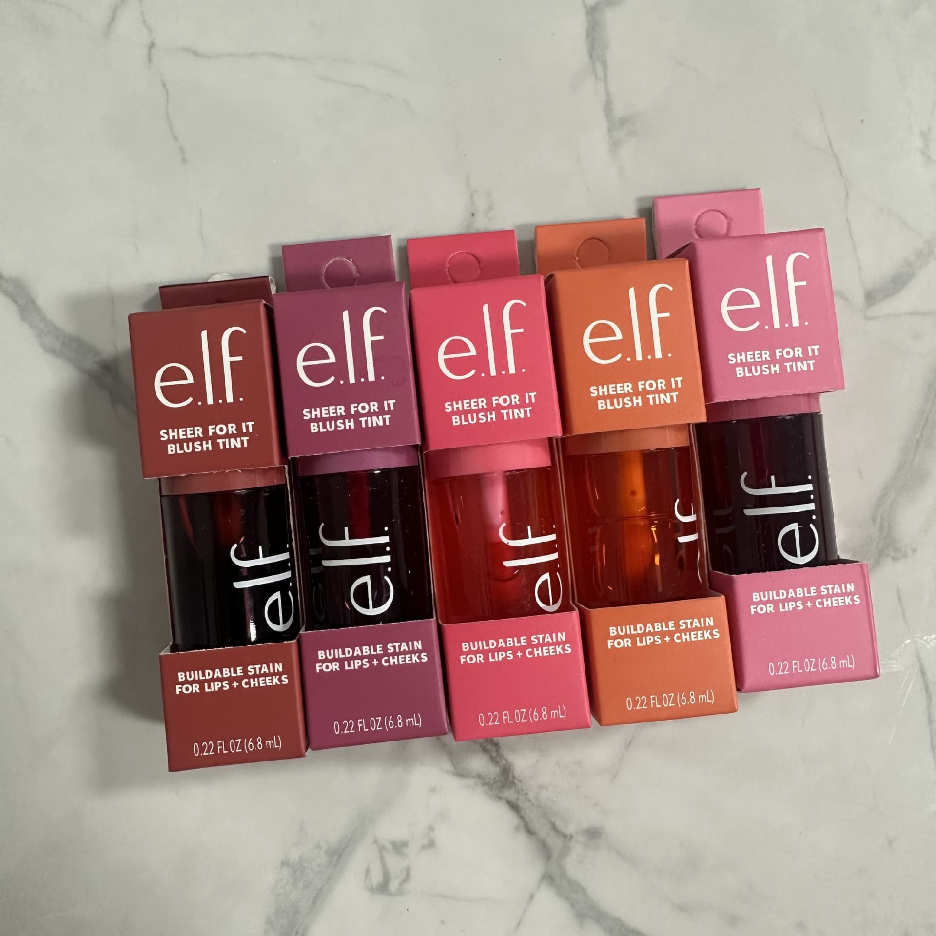 In Stock e.l.f. Lip Gloss Liquid Blush Lip & Cheek Dual-Use Liquid Blush Lip Stain Lipstick Lip Gloss 6.8ml