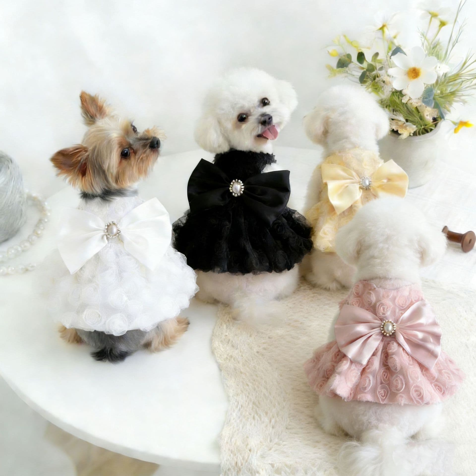 Buffy Pet Home Dress Cute Pet Clothes Cat Dog Apparel Pet Clothing Teddy Clothes Manufacturer