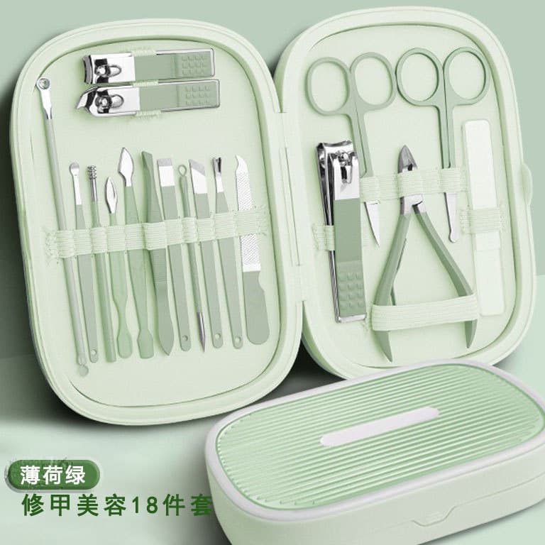 Cross-Border Manicure Kit Stainless Steel Nail Clipper Set Nail Clippers Nail Scissors Nail Manicure Tool Wholesale