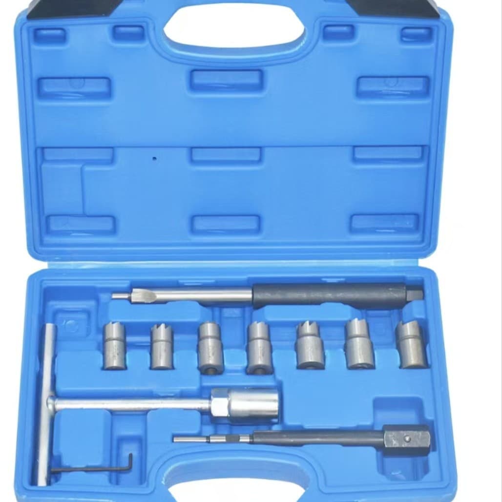 Diesel Injector Cleaning Reamer Nozzle Cleaning Tool Diesel Injector Seat Remover Repair Tool