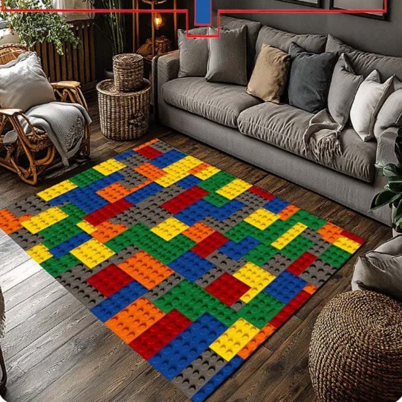 Cross-border American simple game easy-care absorbent carpet household crystal velvet carpet wear-resistant cooling carpet living room