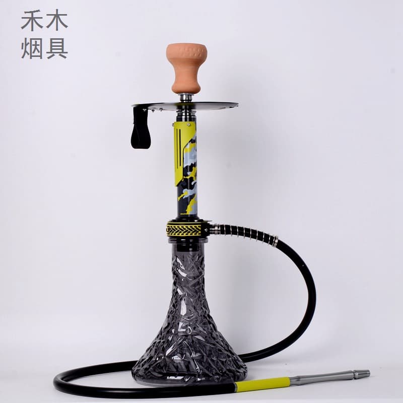Racing Hookah Hot Selling Camouflage Pattern Hookah El Bomber Aluminum Alloy Hookah Hot Selling Russia